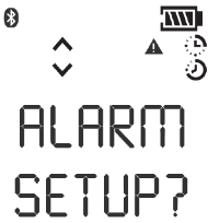 Alarm Setup